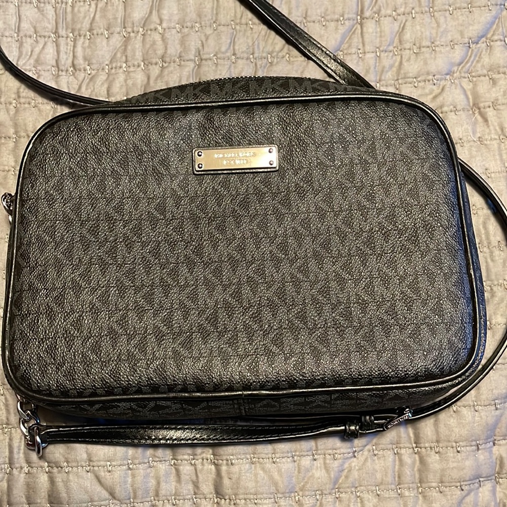 Michael Kors black crossbody bag